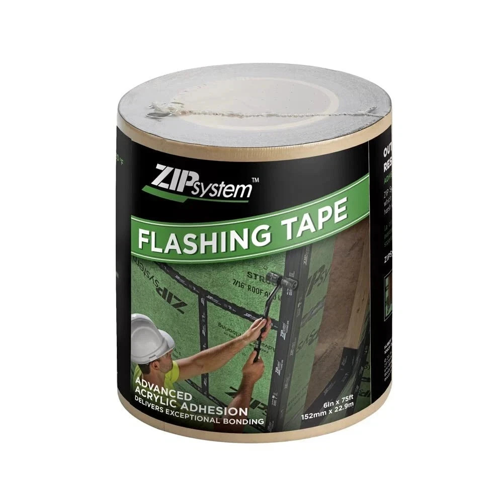 Lot 4 Huber ZIP System Flashing Tape | 6 inches x 75 feet | Self-Adhesive