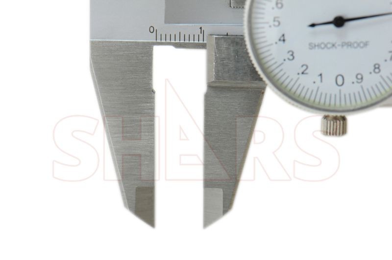 SHOCK PROOF 150/.02MM METRIC DIAL CALIPER STAINLESS 4 WAY + INSPECTION REPORT P}