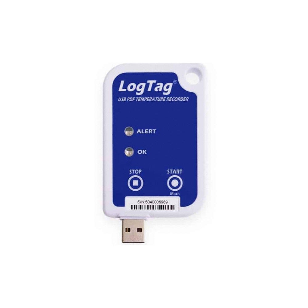 LOGTAG Data Logger,Dust Resistant,USB 836T24