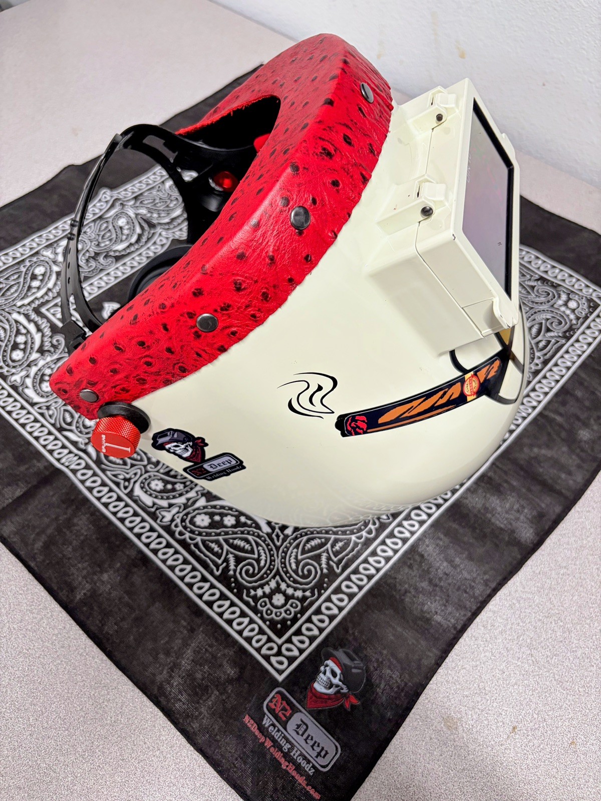 Chopped Top Welding Hood – Custom Made by N2Deep Welding Hoodz