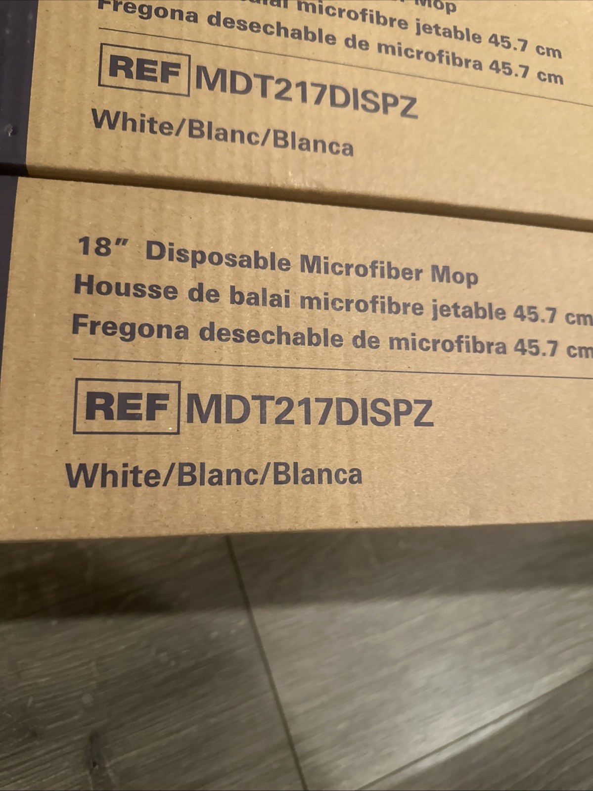 Lot Of 75 medline 18″ disposable microfiber mop MDT217DISPZ