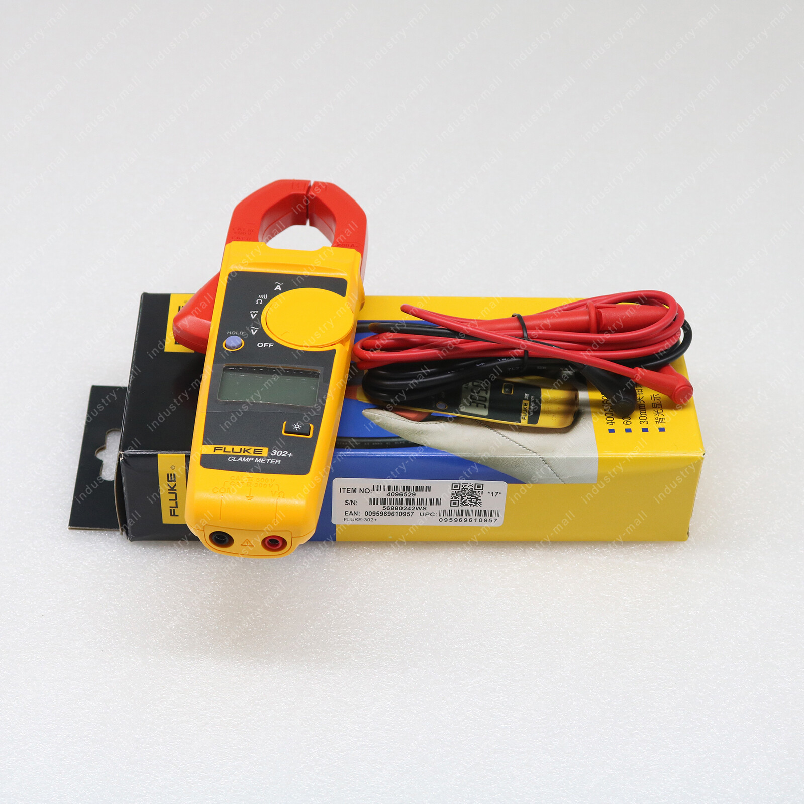 ONE NEW Fluke 302+ Digital Clamp Meter AC/DC Multimeter Electronic Tester