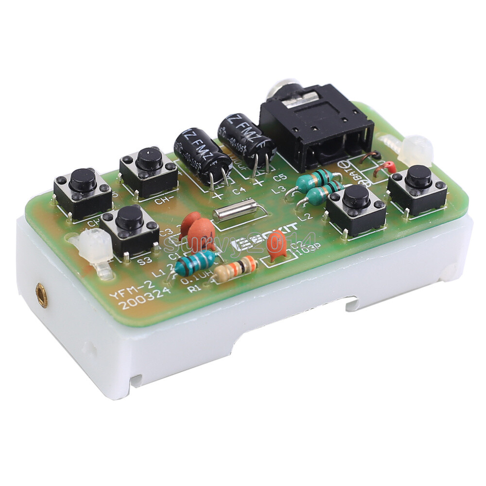 NEW 76-108MHz DC 2.7-3.3V DIY FM Radio Stereo Radio Kits Radio Practice Kit