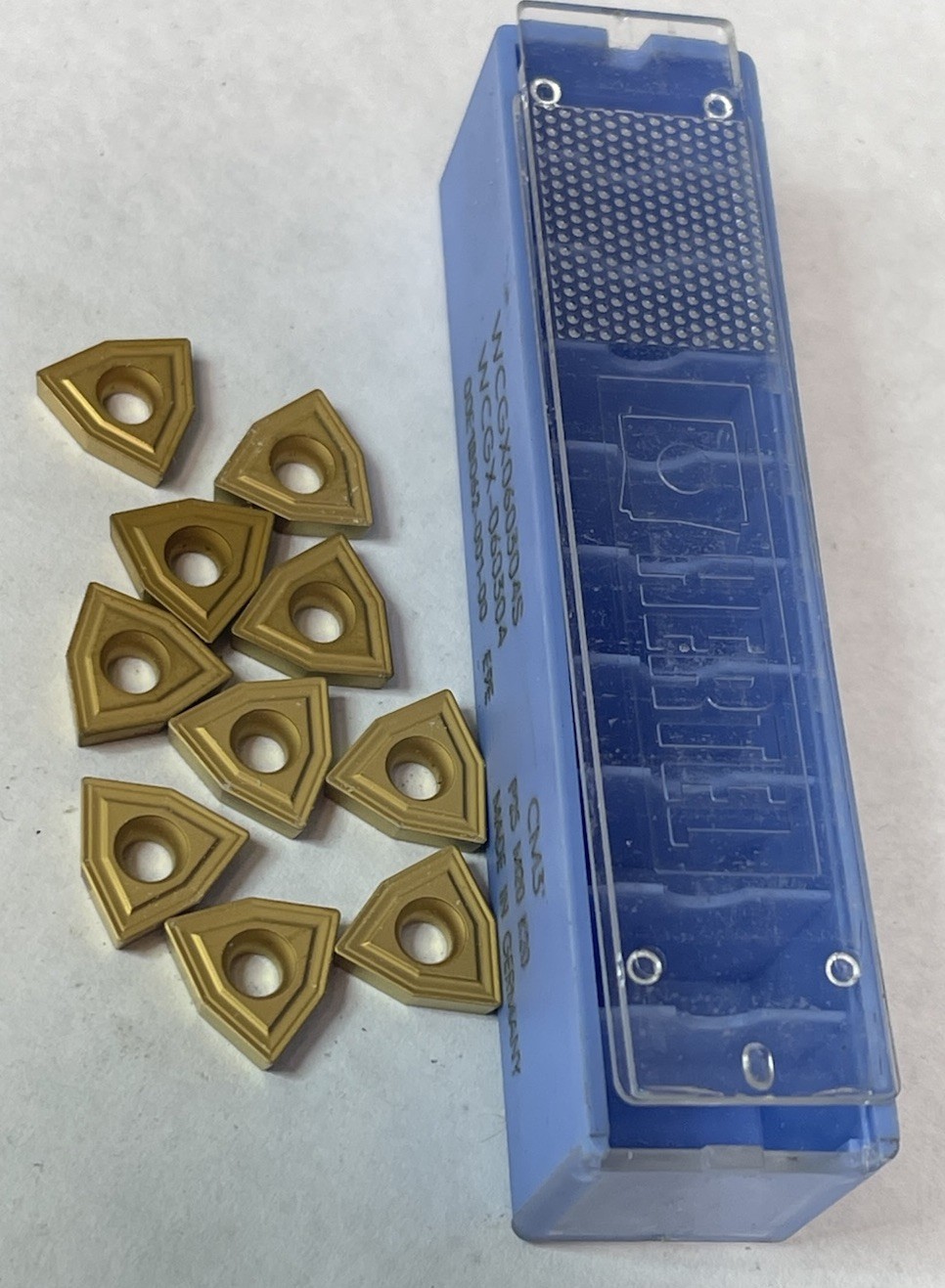 HERTEL/Ingersoll/Kennametal Carbide Inserts WCGX060304S CM3 Qty. 10 (26JL11)