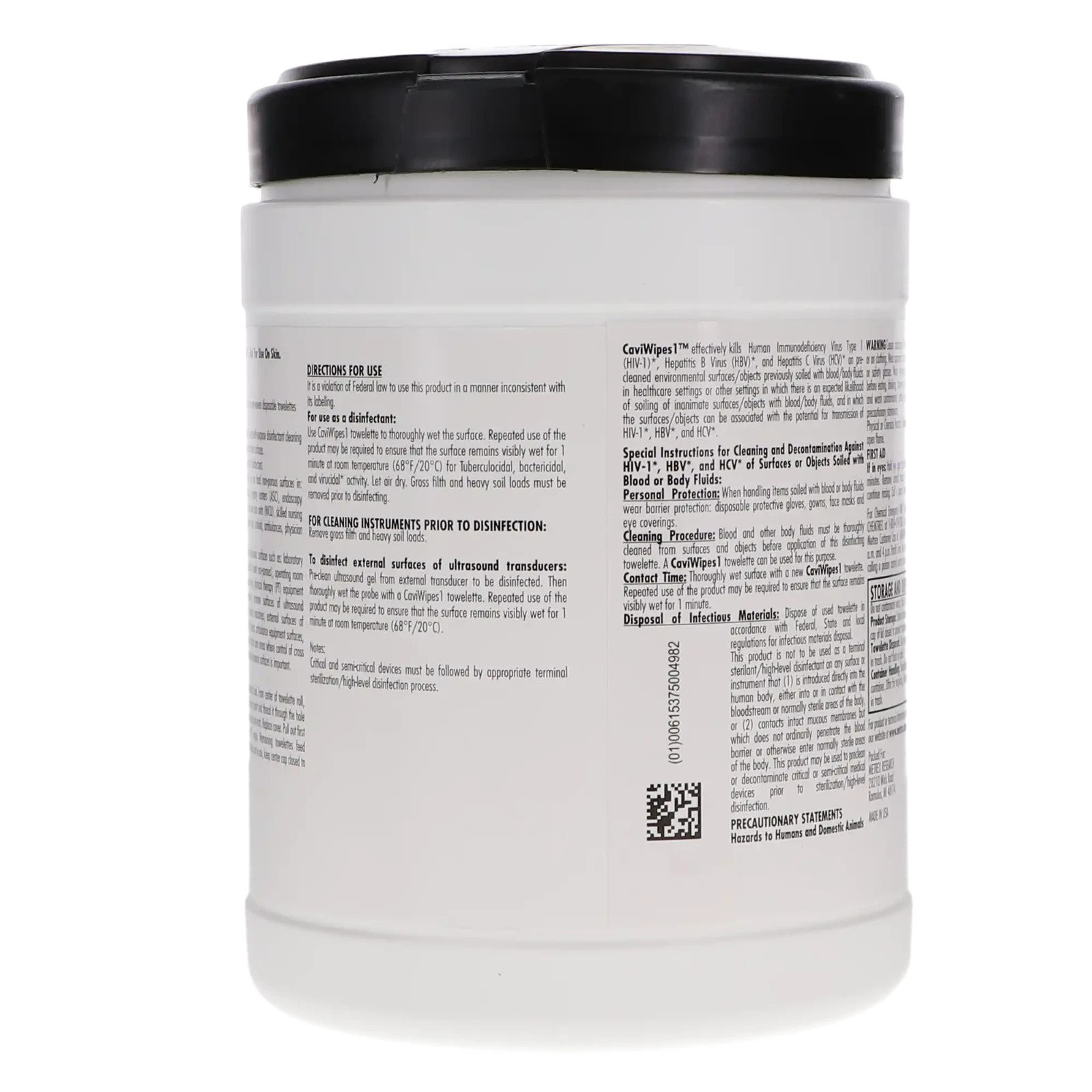 ***EXPIRED!! 08/2022*** Metrex 13-5100 CaviWipes1 Germ Wipes Large 6×6.75, 160
