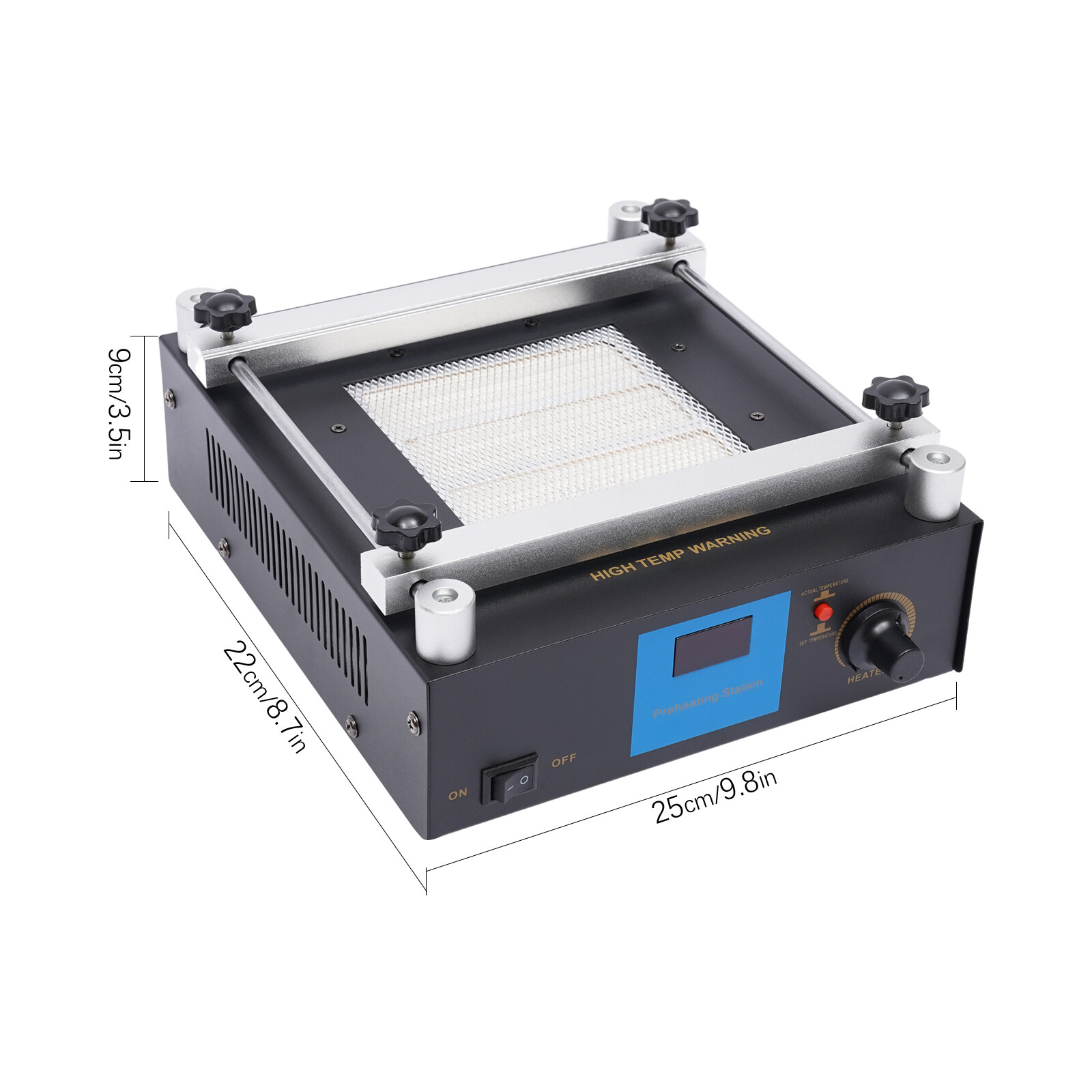 YIHUA 853A BGA IR Infrared Preheating Rework Station Hot Plate Preheater