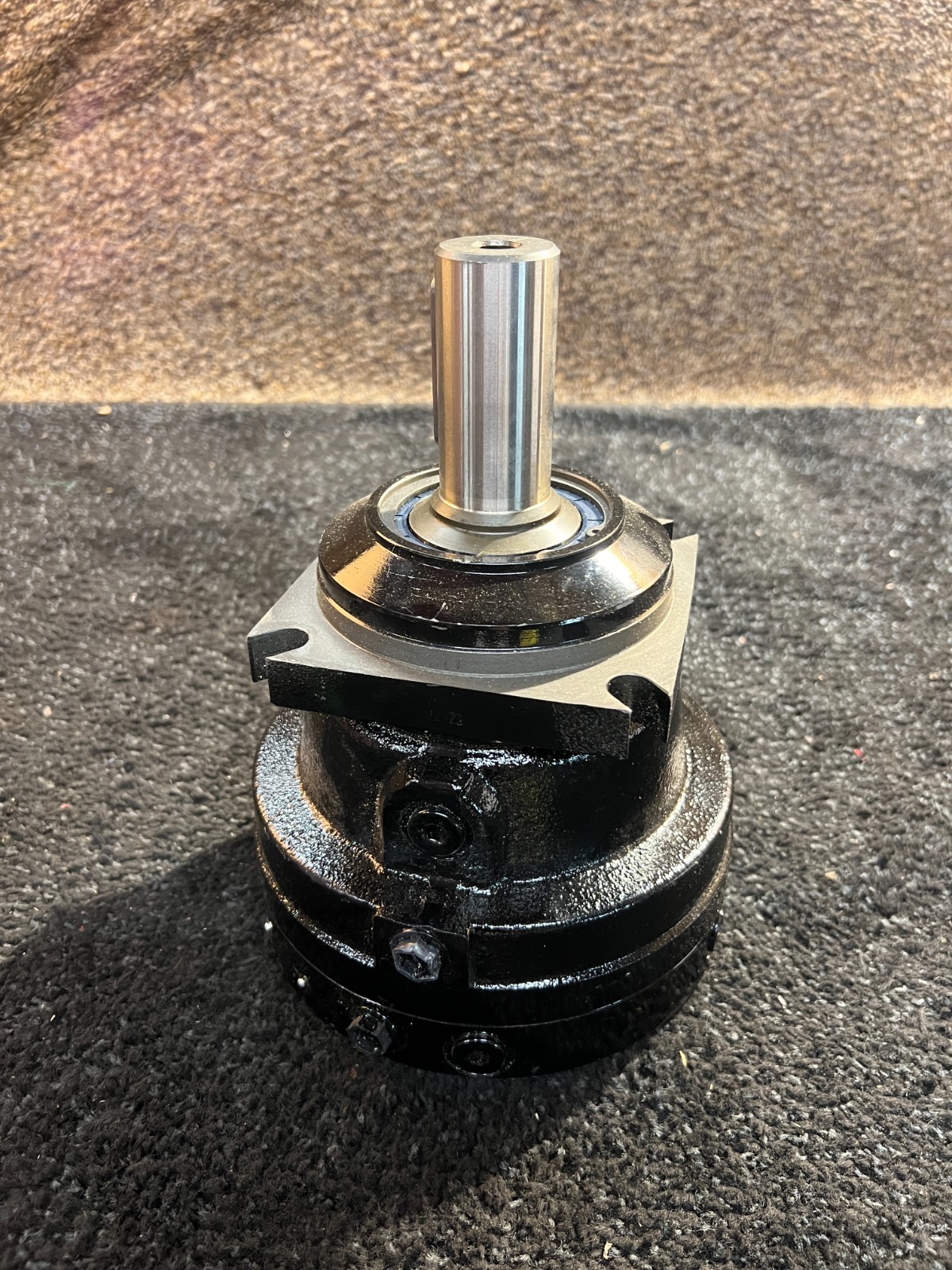 Hydraulic Brake Motor 4 Bolt, 908 02 23 Black Powder Coated Finish