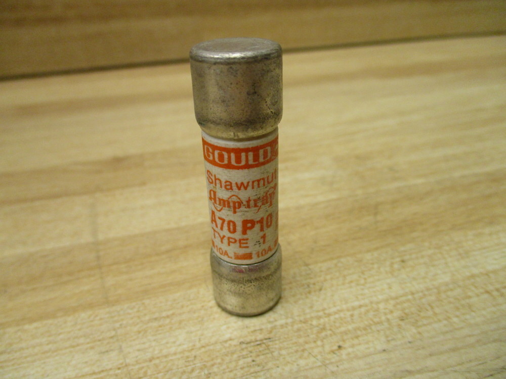 Gould/Shawmut A70P10 Amp-Trap Fuse Tested (Pack of 3)