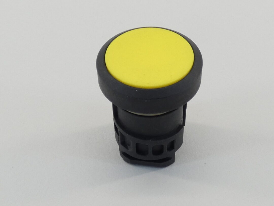 *Lot of 18* Yellow Round Pushbutton Shell Only – NEW Surplus!