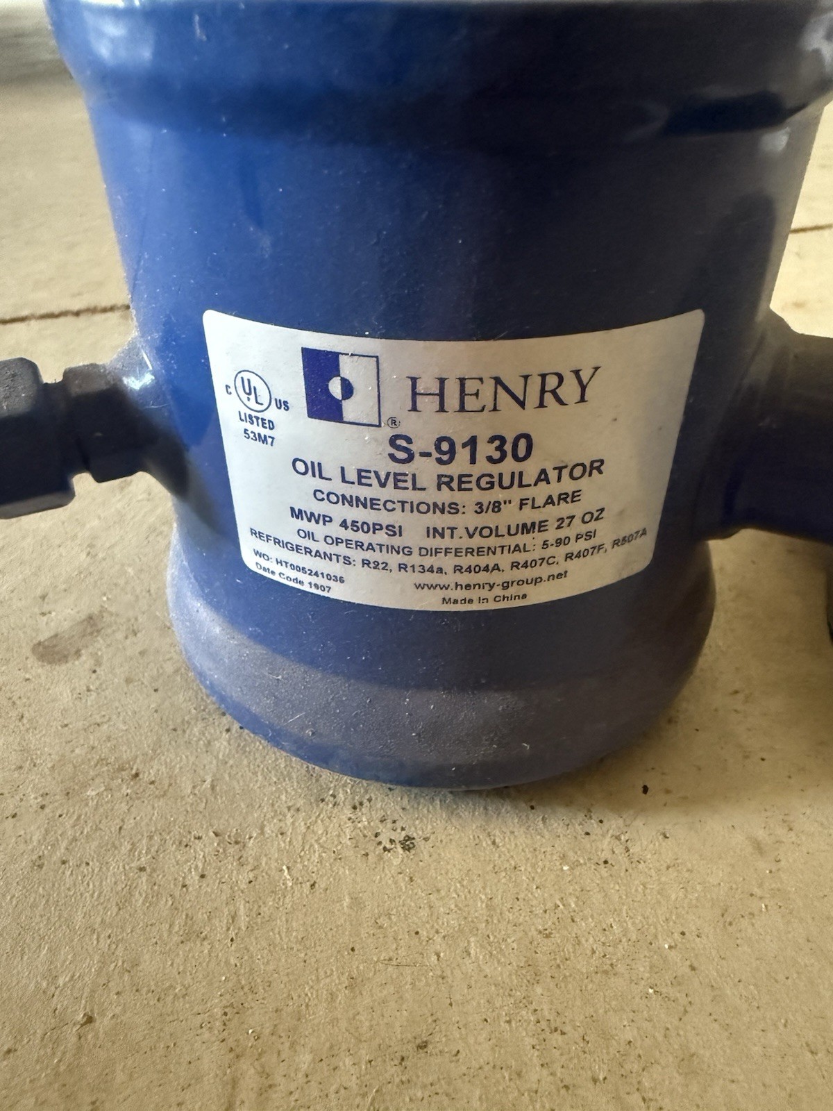 Henry S-9130 Oil Float