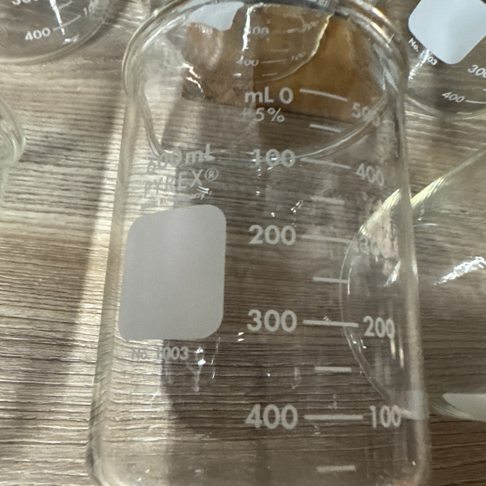 1003-600 Pyrex Heavy-Duty Beakers, 600mL QTY: 6