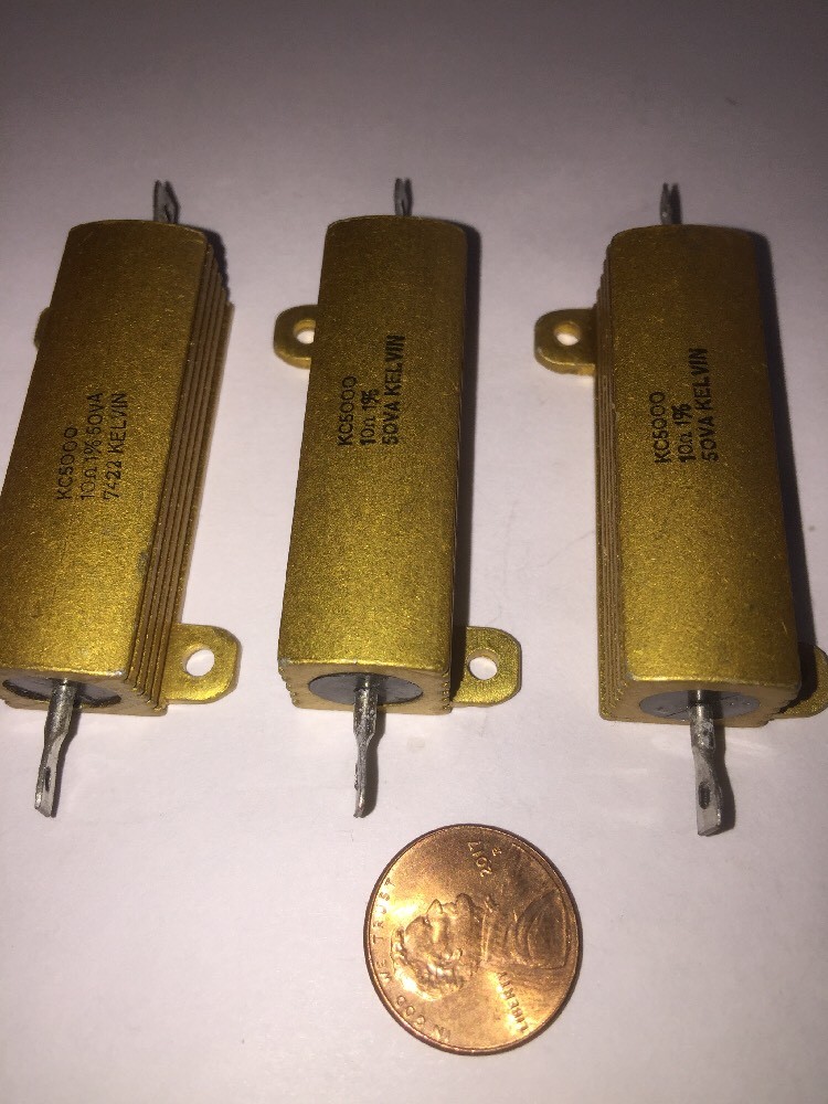 10 Ohm 50 Watt 1% Tolerance Resistor By SOVA KELVIN Brand New 3 Pack