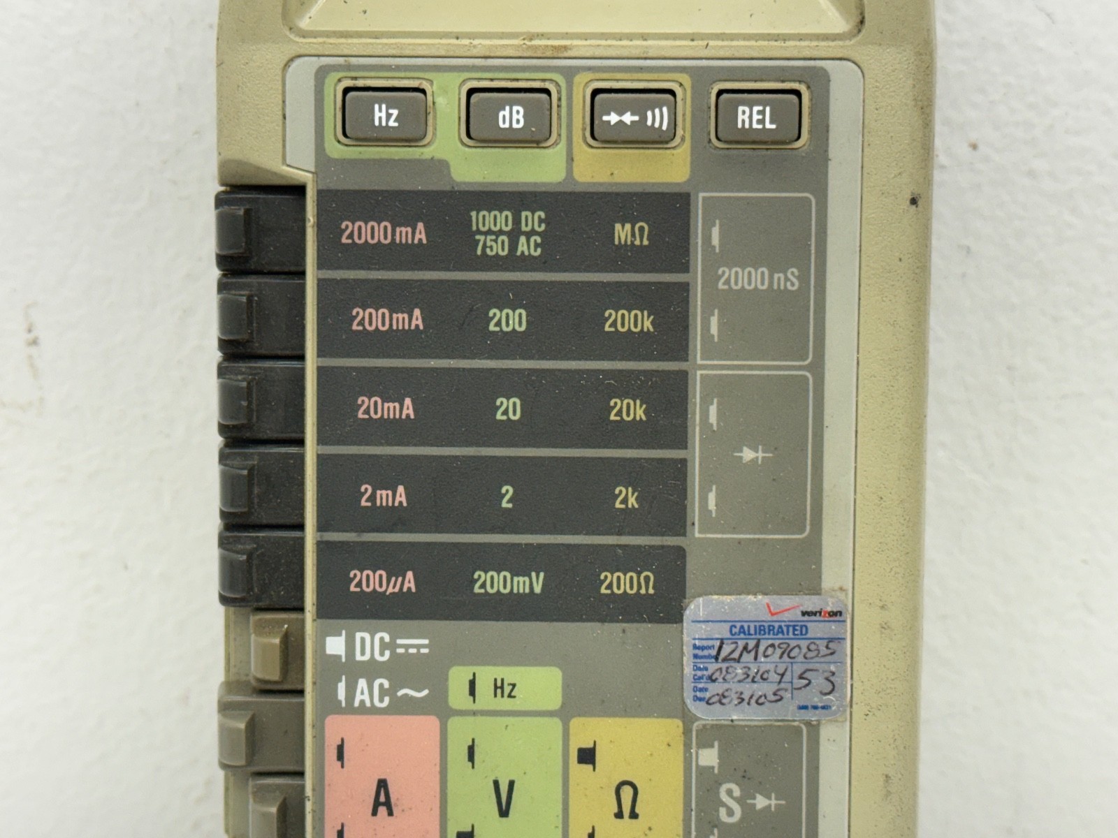 Vintage Fluke 8060A True RMS Digital Multimeter + Leads & Bag UNTESTED