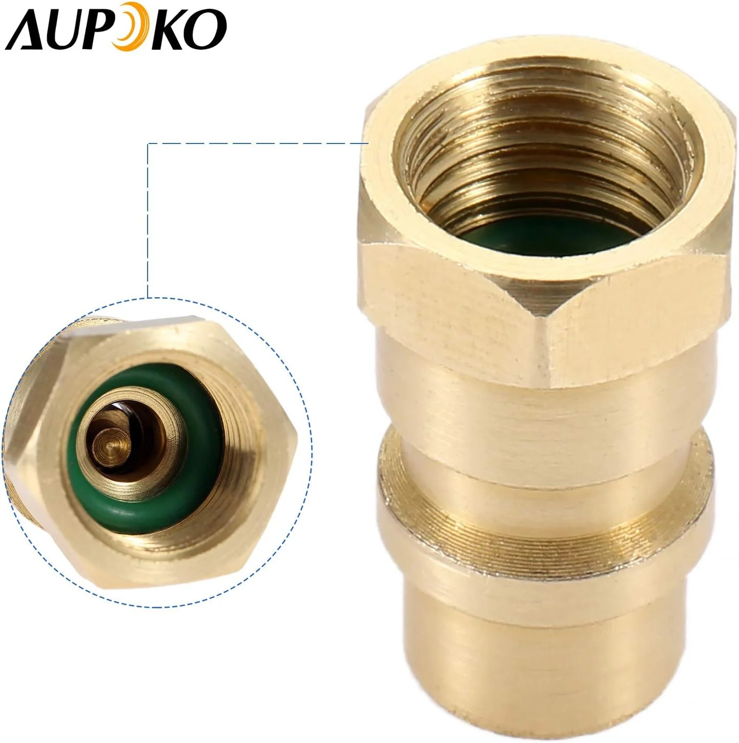 R12 to R134A Conversion Kit Quick Coupler Valve Adapter High/Low Pressure for AC