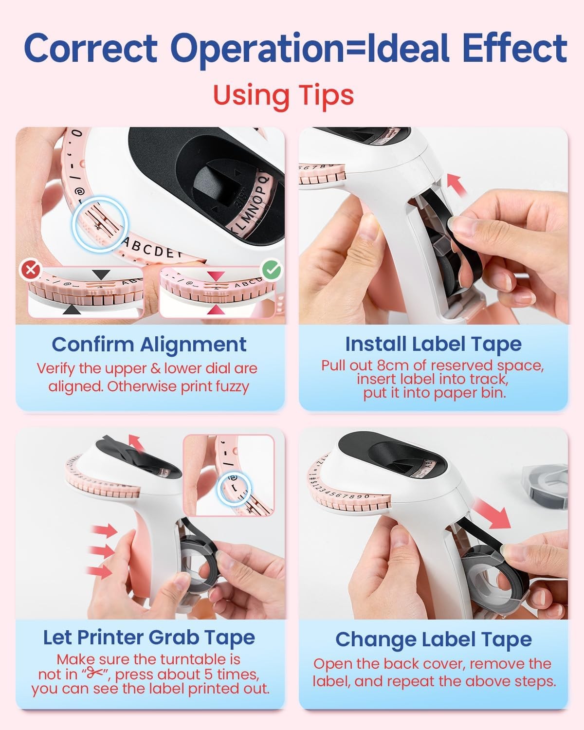Phomemo Embossing Label Maker with 5 DYMO Label Tapes | Organizer Xpress