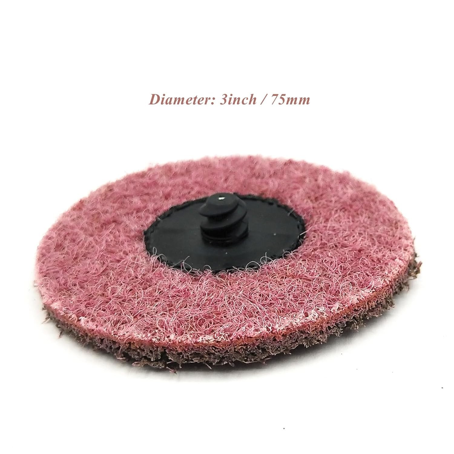 25 Pcs 3″ Medium Red Nylon Surface Conditioning Discs for Grinding Polishing
