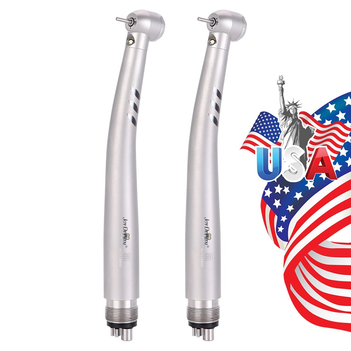 Dental Pieza de mano de alta velocidad con generador eléctrico LED 4 orificios