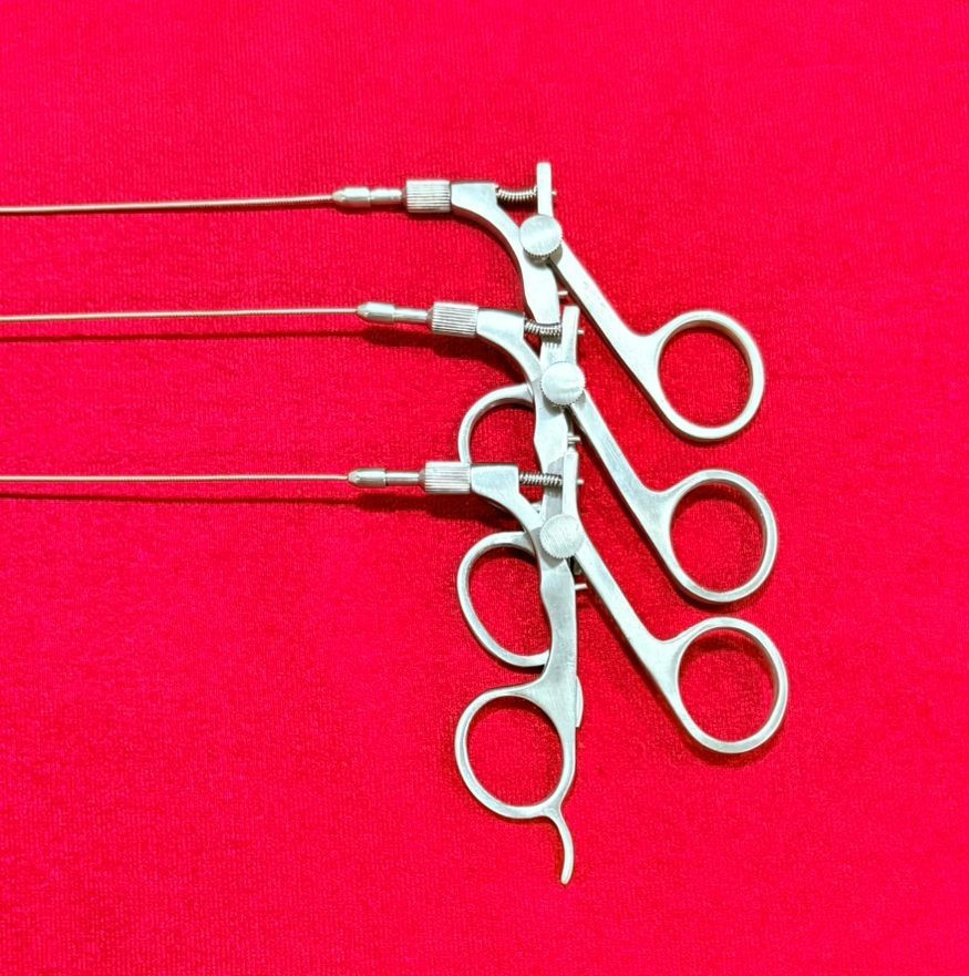 3pc-Hysteroscopy Flexible Scissor/Biopsy/Alligator 5fr 40cm Reusable Instruments