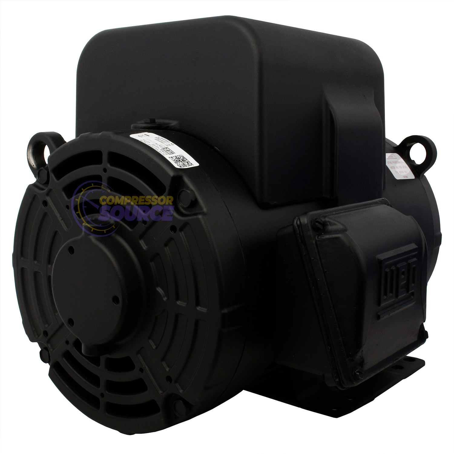 5HP WEG Air Compressor Electric Motor 182/4T Rolled Steel Single Phase 208-230V