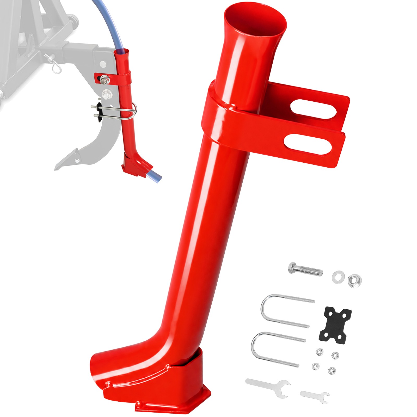 Pipe Layer Attachment for 3-Point Ripper Hitch Lawn Trencher Subsoiler Tractor