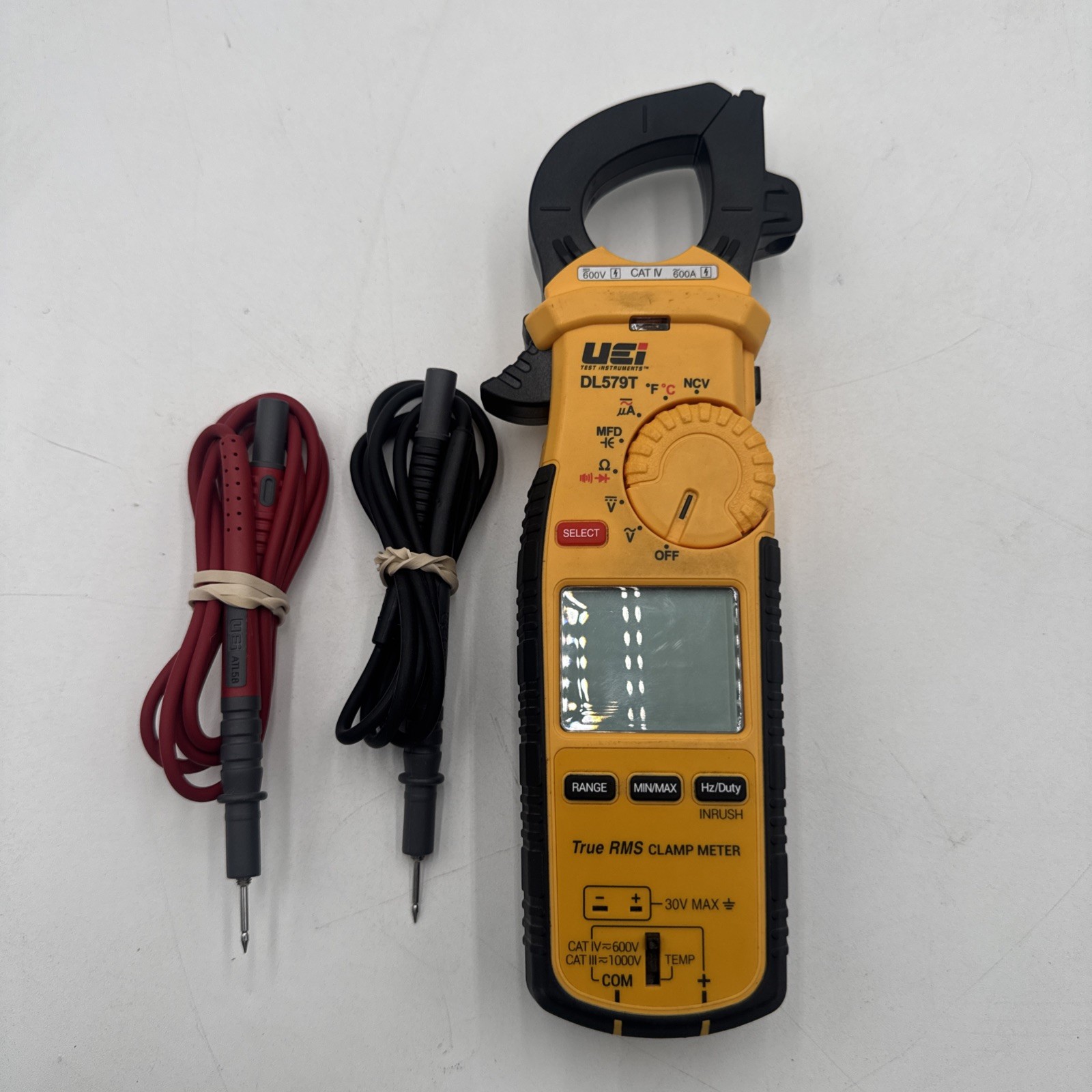 FREE SHIPPING!!!!! UEI DL579T Dual Display True RMS Clamp Meter W/ Leads!