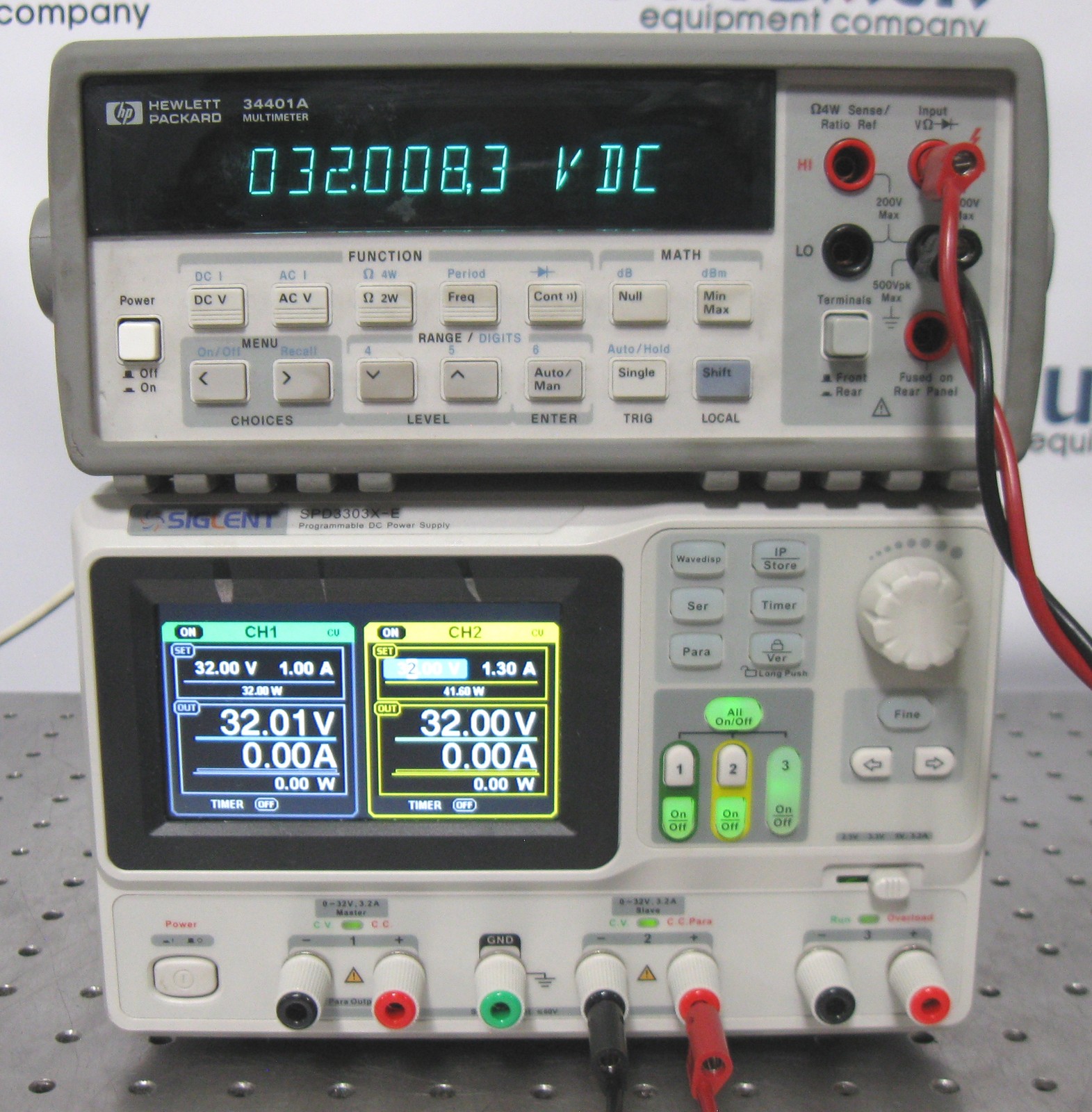 C203193 Siglent SPD3303X-E Prog’ DC Power Supply (Dual 0-32VDC+2.5/3.3/5V, 3.2A)