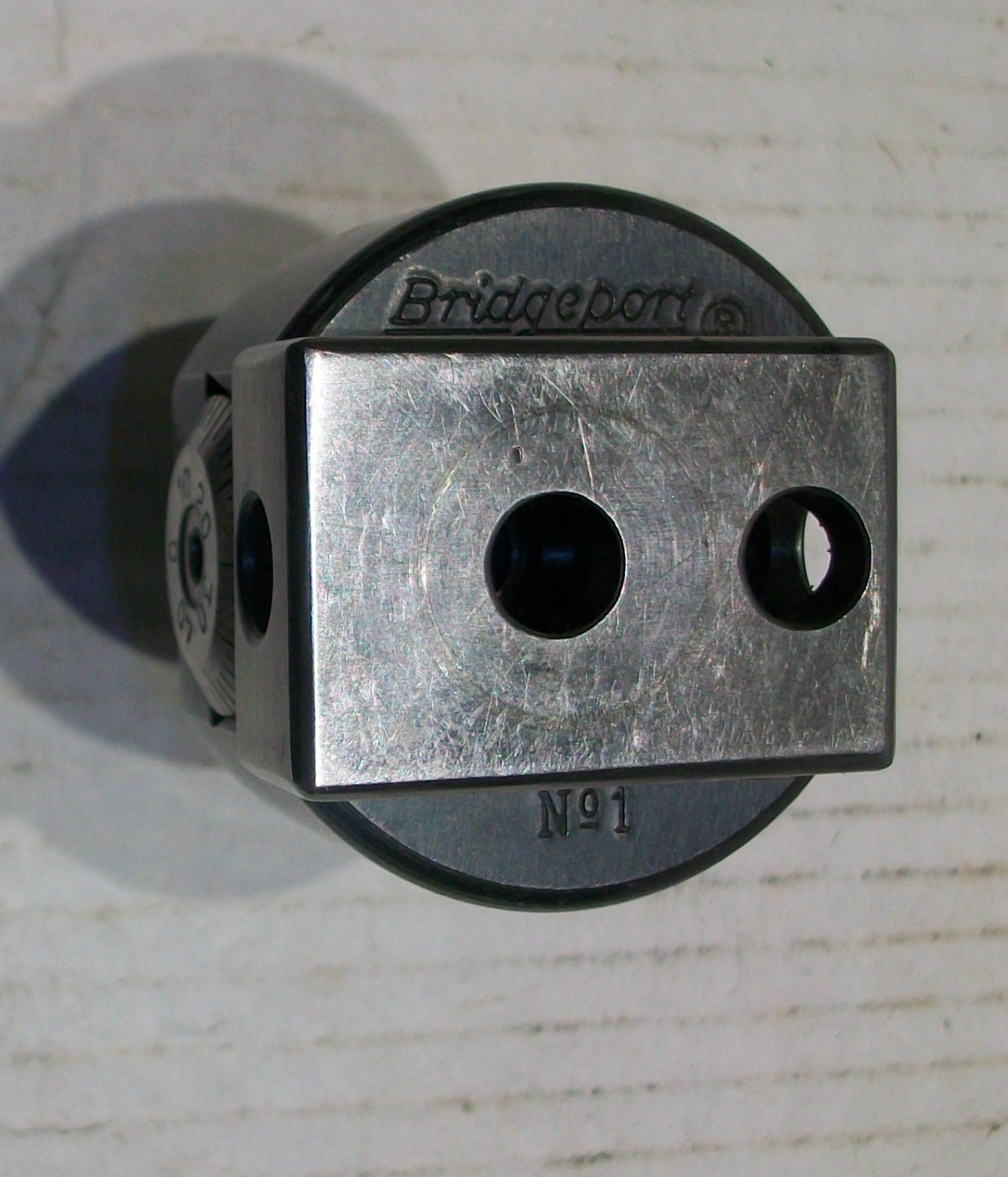 VINTAGE BRIDGEPORT No.1 Indexable FLY CUTTER 3/4″ SHANK with cutter bits