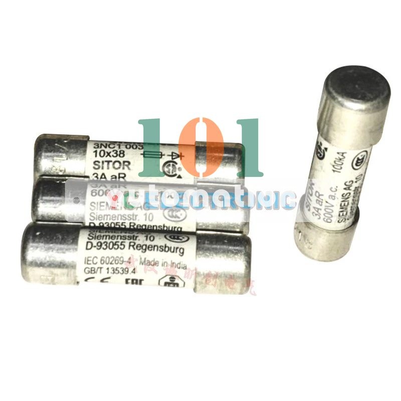 A pack/10pcs 3NC1003 Column fuse 3A aR 600V 10*38mm