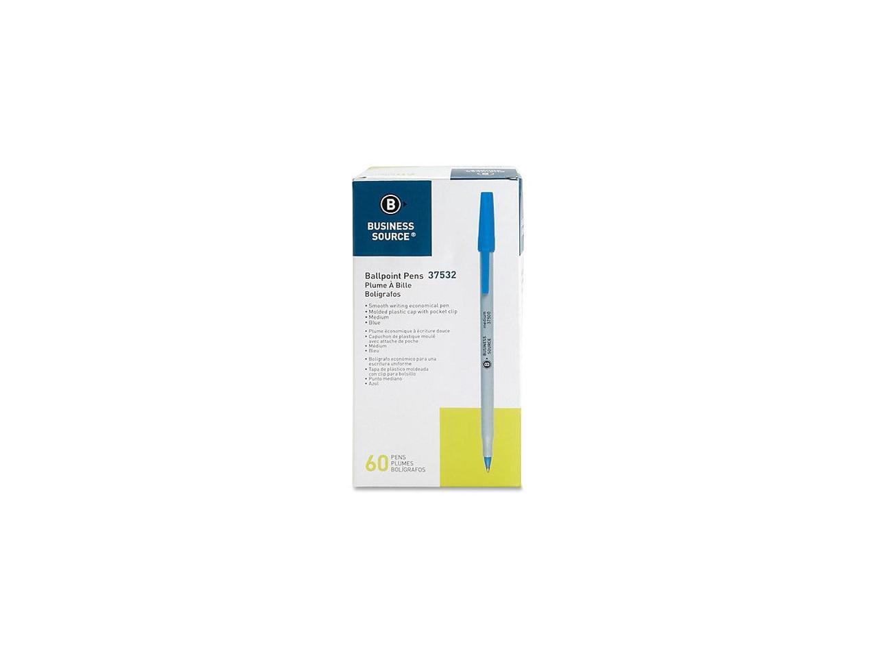 Business Source Bulk Pack Ballpoint Stick Pens