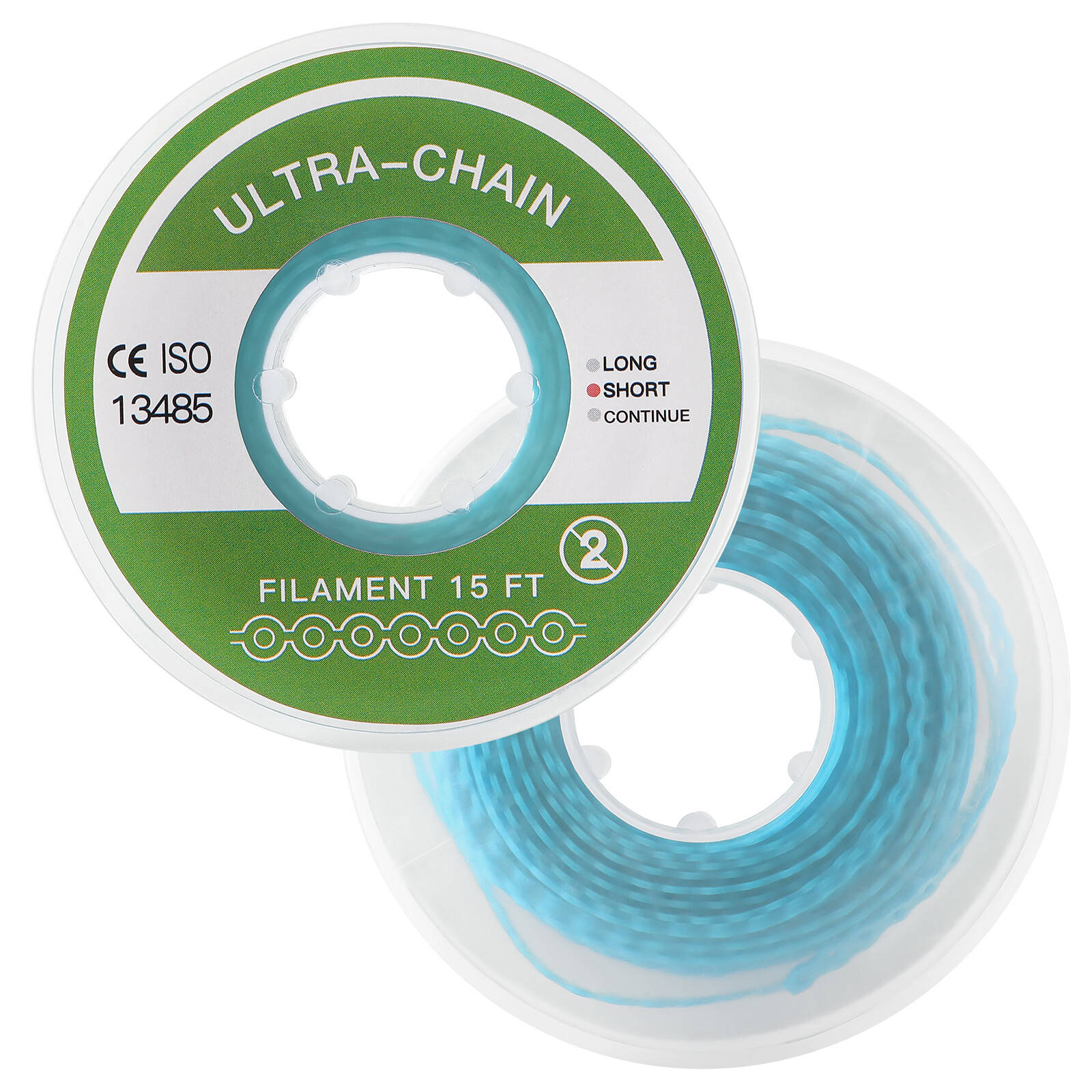Dental Orthodontic Elastic Continue Power Chain 15ft/roll For Wire Brace