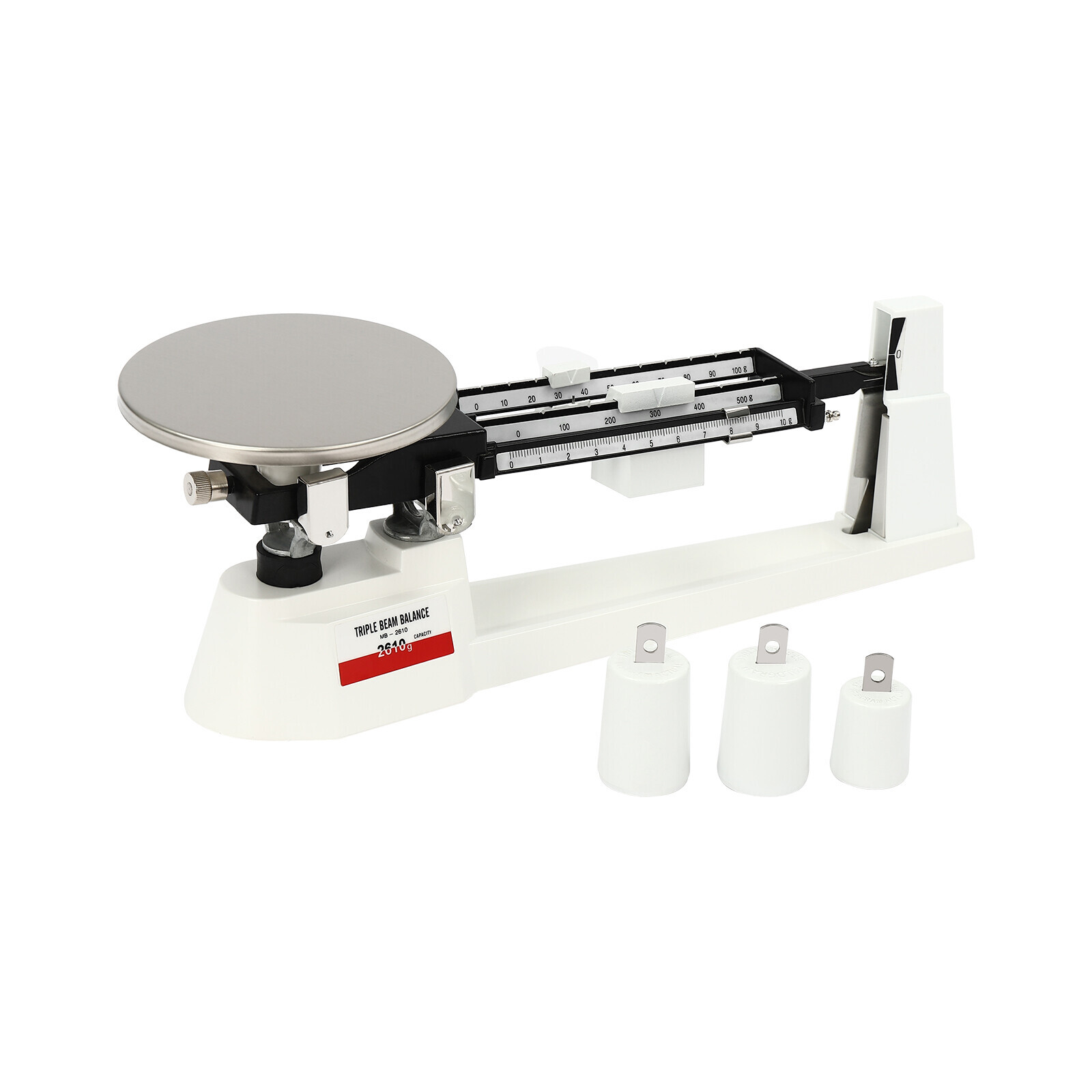 Triple Beam Scale, 2610G x 0.1g Triple Beam Mechanical Balance Scale WeighingUS