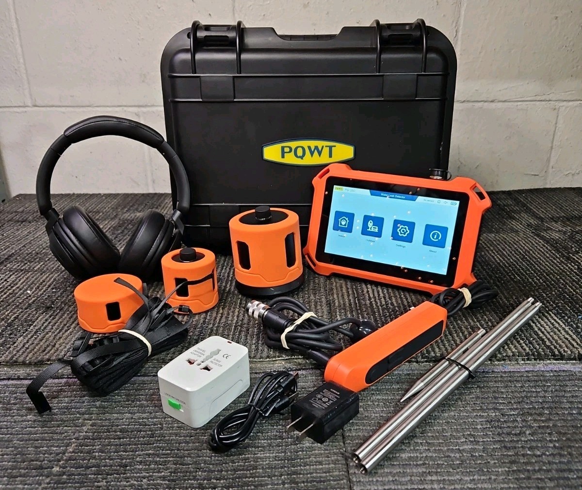 PQWT PQ125C Indoor /Outdoor Pressure Water Pipeline Leak Detector