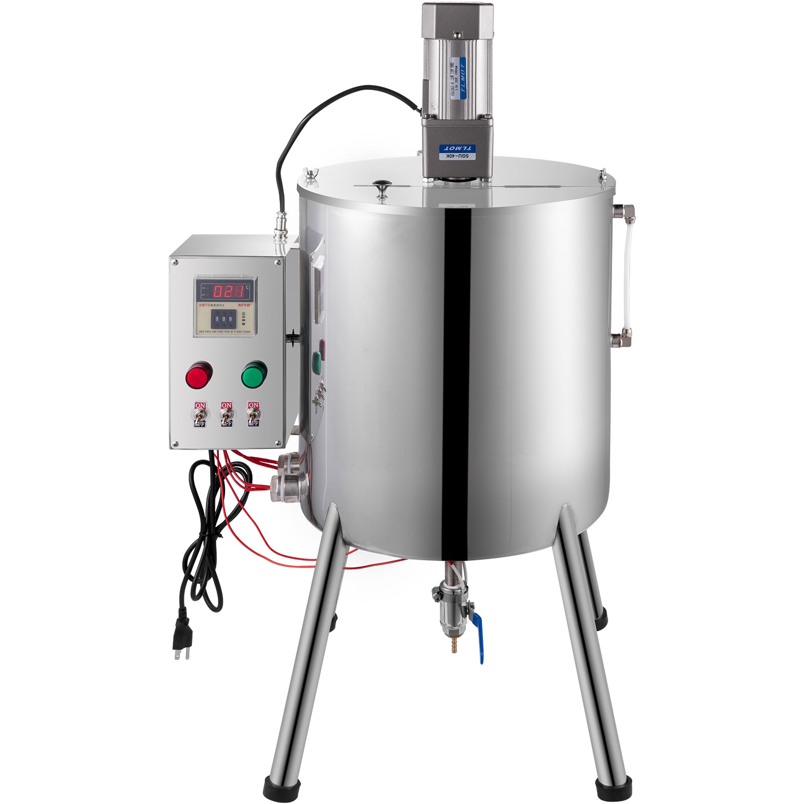 VEVOR Heating Mixing Filling Machine 30L Stirring Tank Lipstick Paste Filler