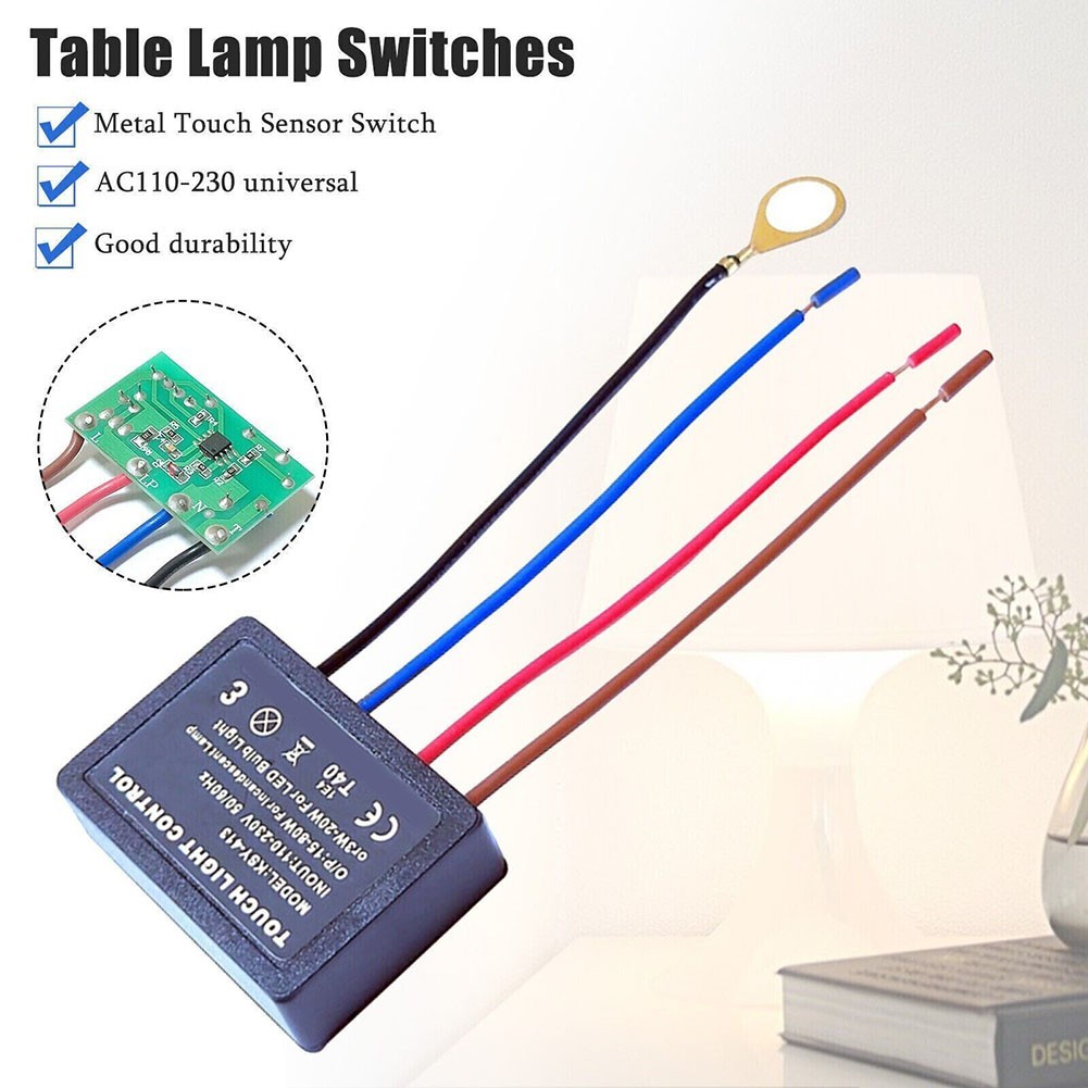 Easy to Operate 3 Way Touch Light Dimmer Switch Control for Any Room