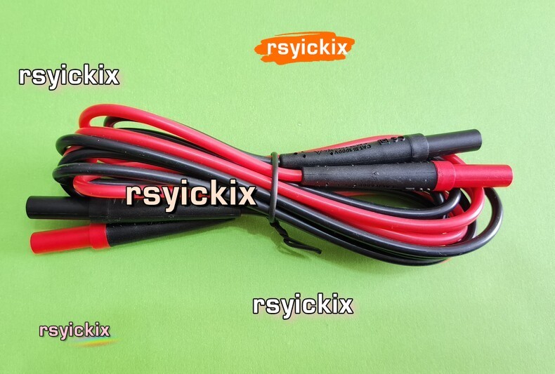 1PC New Fluke TL221 SureGrip Test Leads 1.5M 5FT Black Red Multimeter Cable