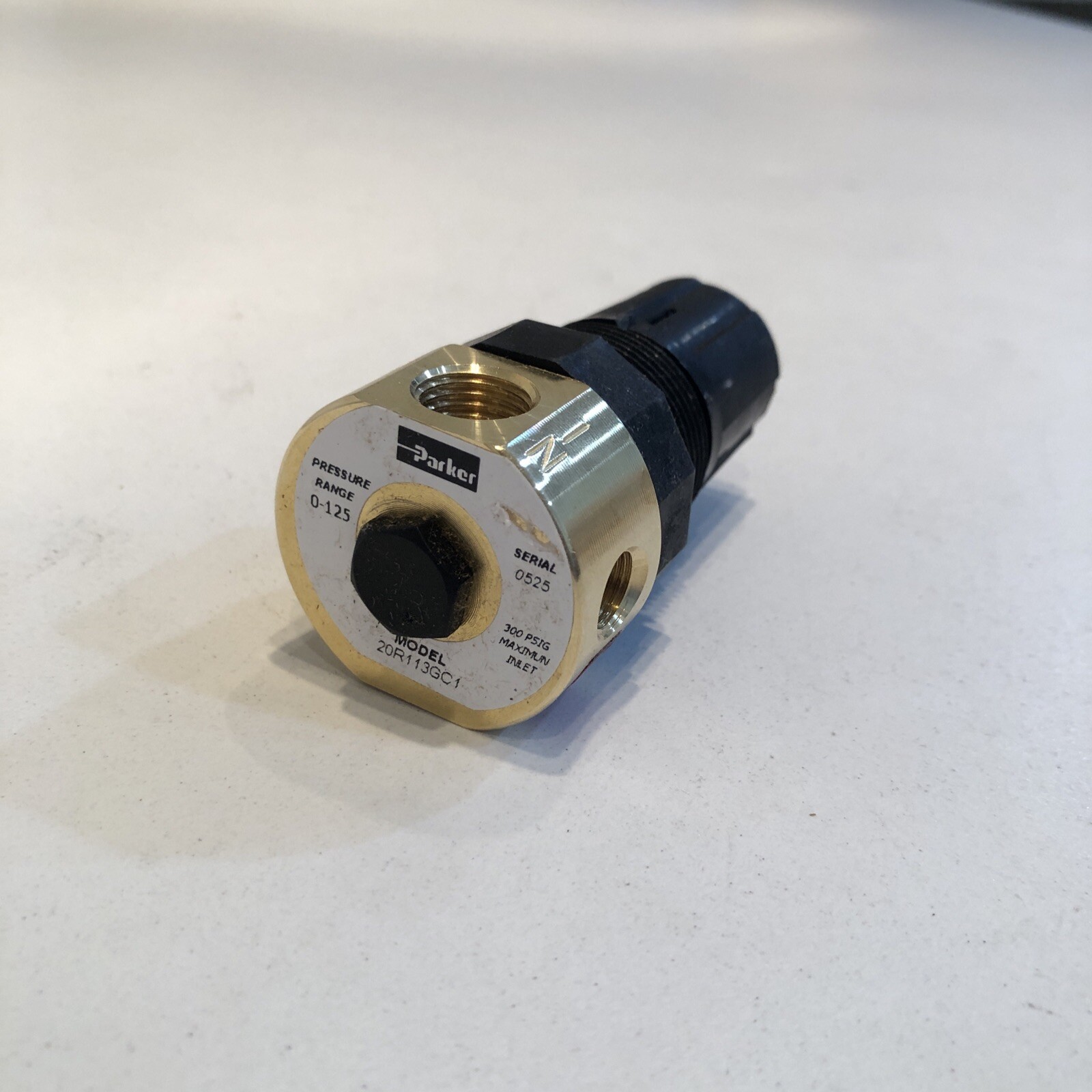 Parker 20R113GC Series 20R Brass Mini Water Service Regulator