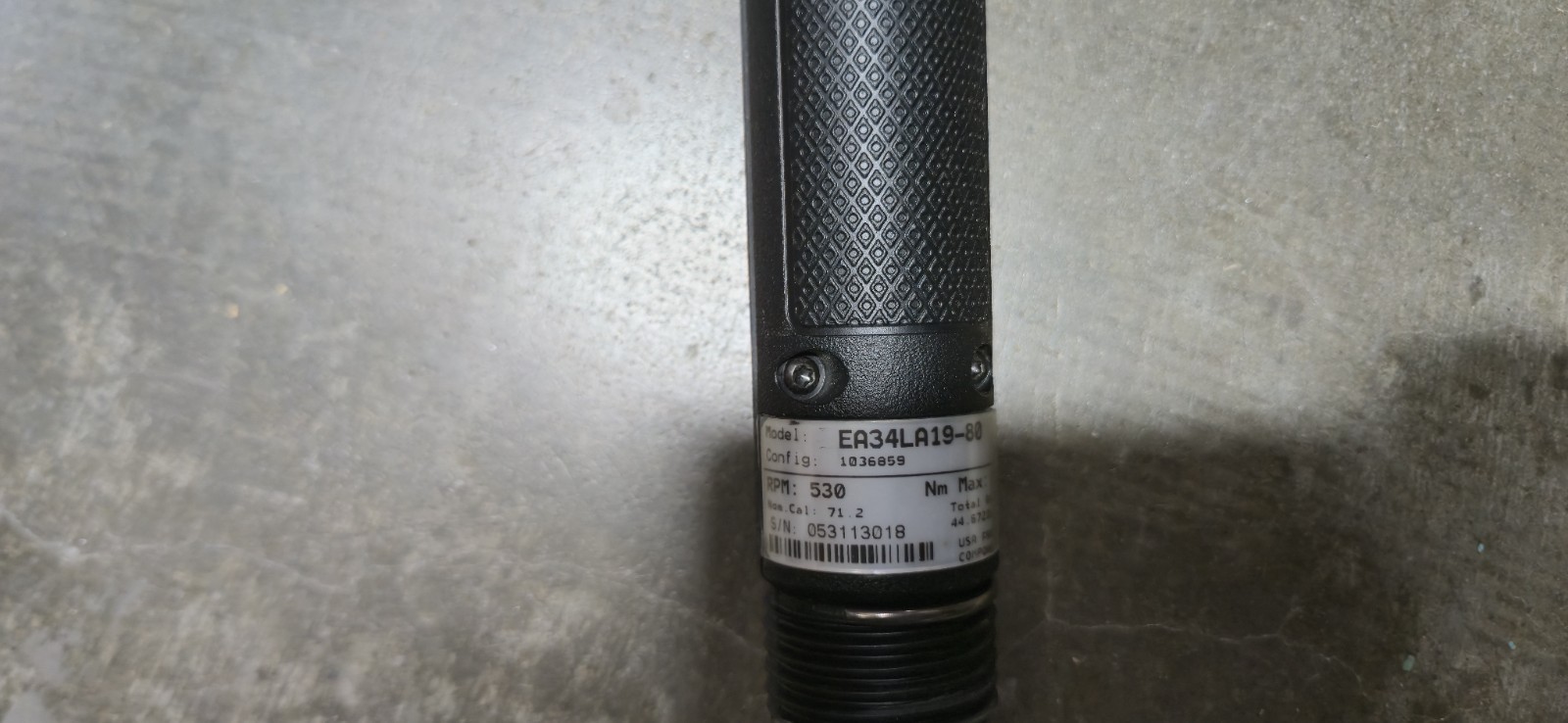 Stanley EA33LA19-80 Electric Right – Angle Nutrunner, 530 RPM, 16-80 Nm, 1/2″ SD