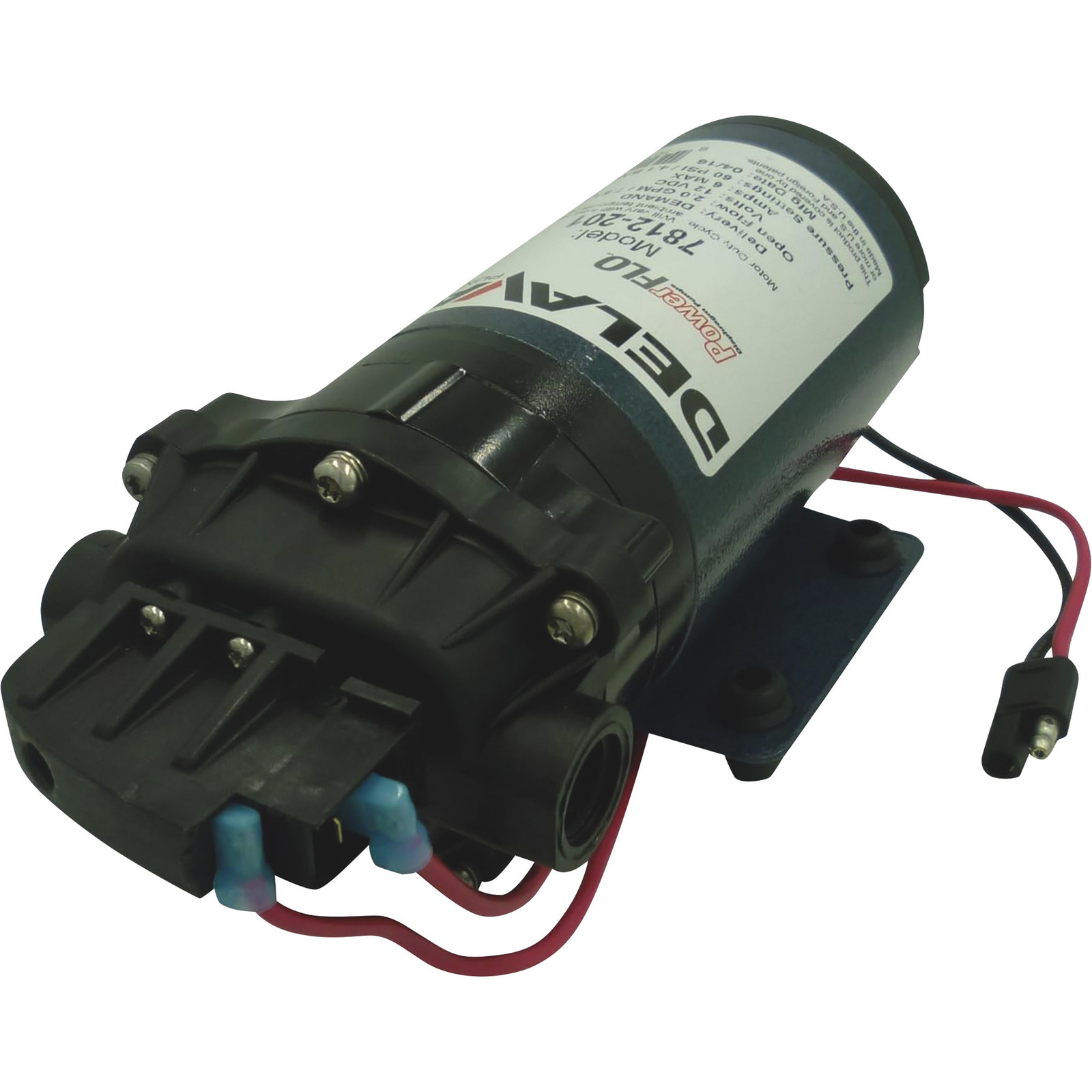 Delavan Pumps, 12v DEMAND STYLE DIAPHRAGM SPRAYER PUMP, Volts 12 Pump Type