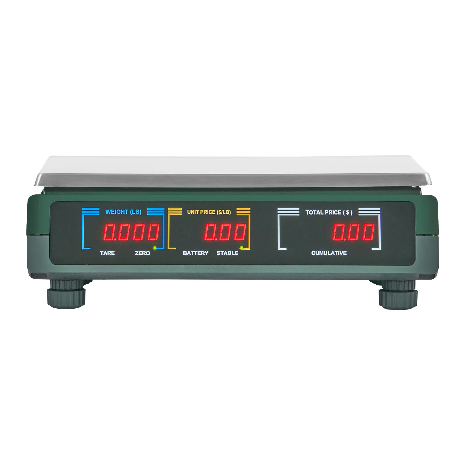 VEVOR 66Lbs 30KG Electronic Price Computing Scale Commercial Food Meat Weighting