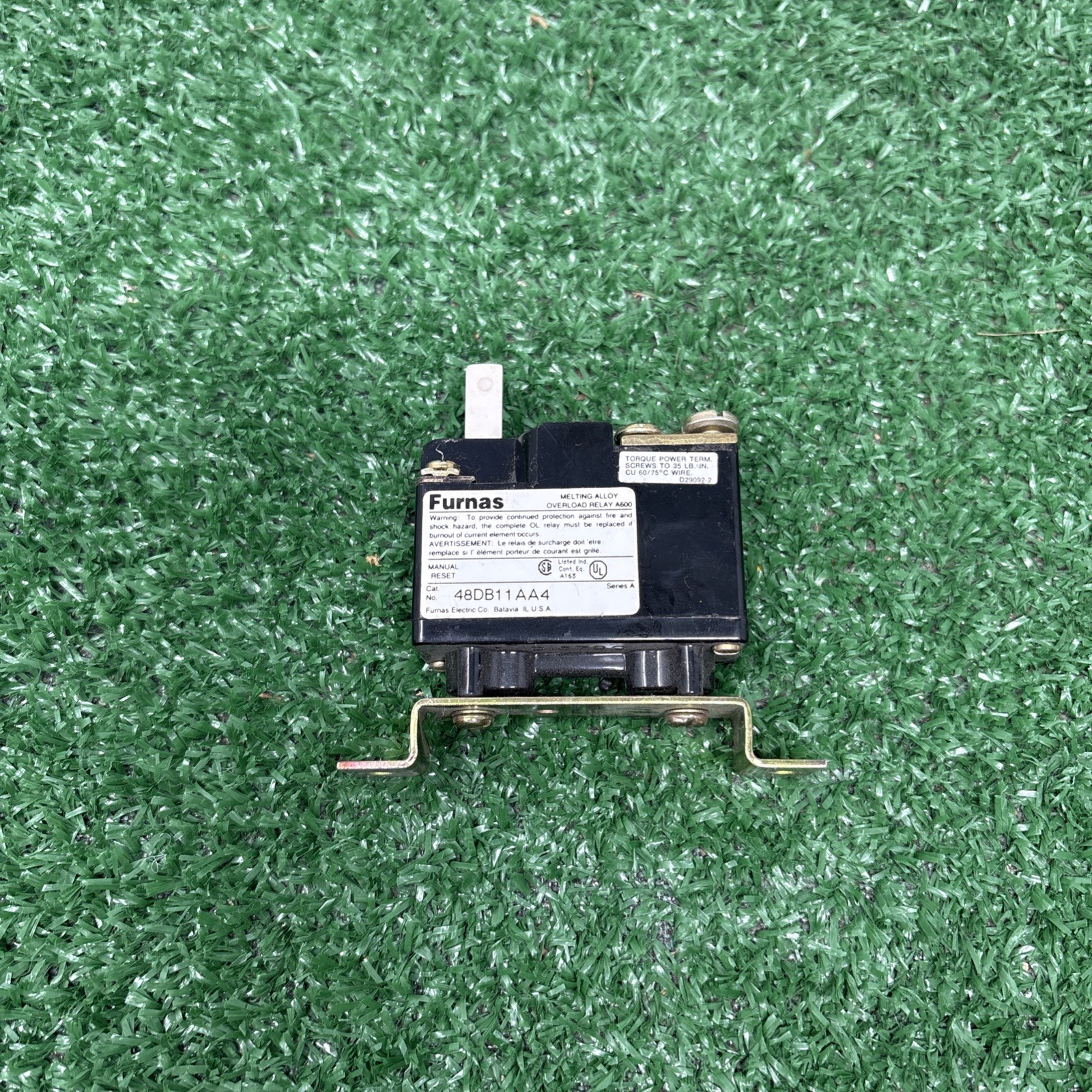FURNAS 48DB11AA4 OVERLOAD RELAY