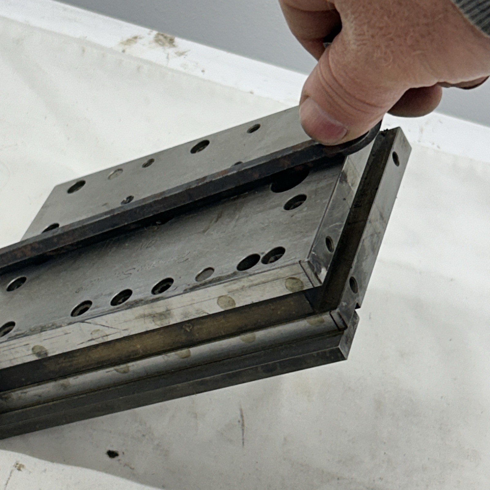 hermann schmidt Stainless Steel Magnetic Chuck. Ems For Wire Edm Single Pole