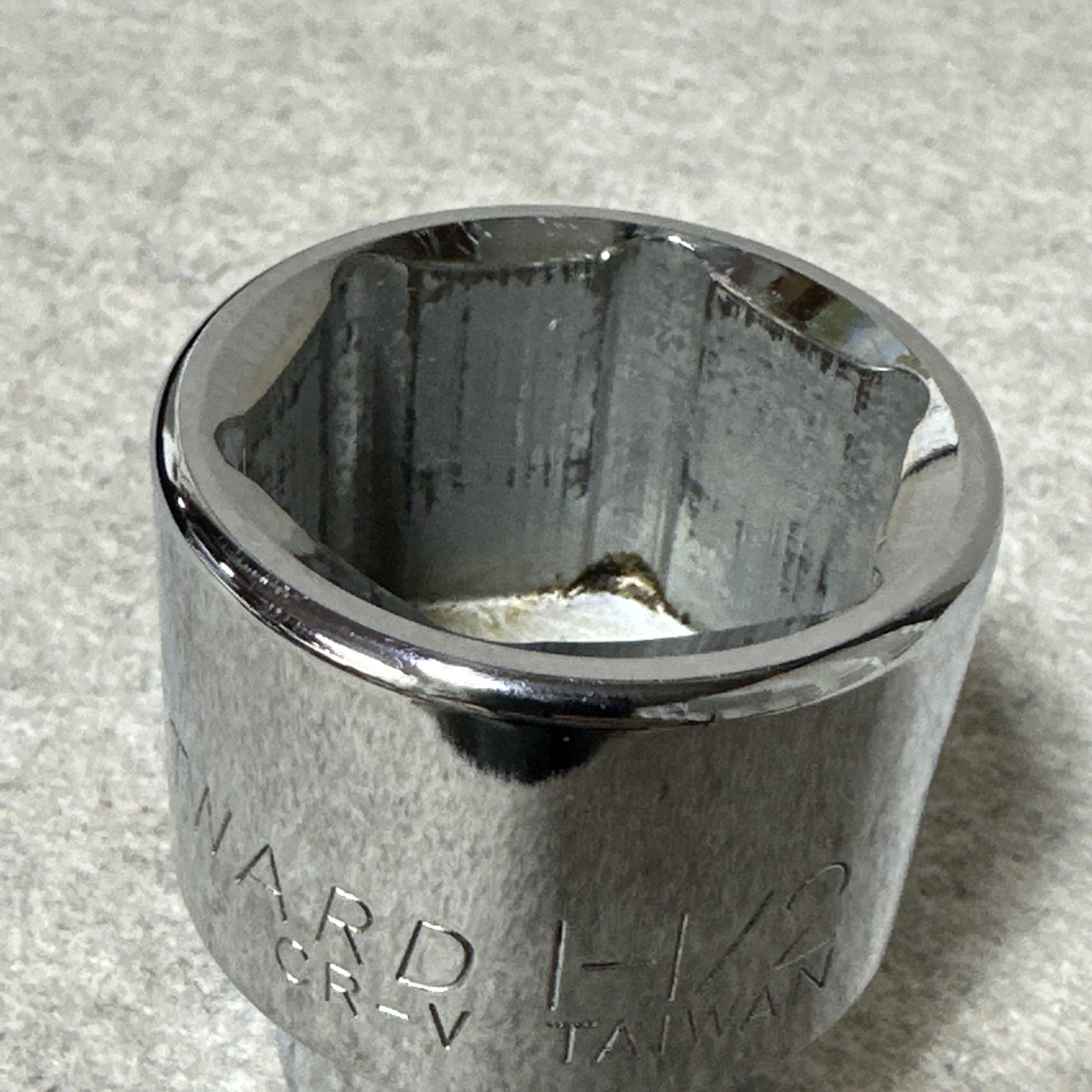 Westward 3/4 In Drive Socket 1-1/2″ Sae 6 Point Chrome Steel 10E282 Taiwan