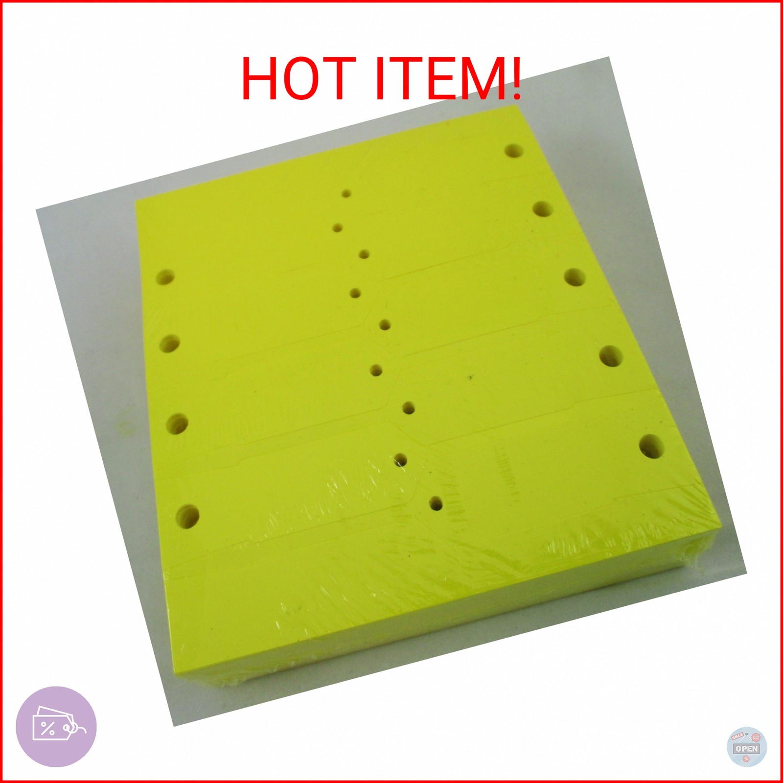 YELLOW Self-Locking Arrow Key Tags (1,000 per pack) Size 4 1/2″ X 3/4″ (YELLOW)