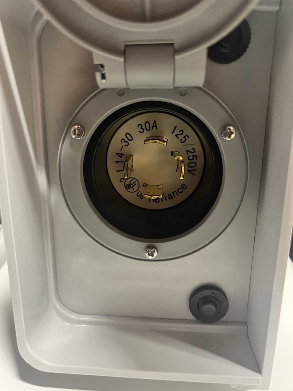 Reliance Controls WKPBN30 Through-the-Wall Kit 30A 125/250V