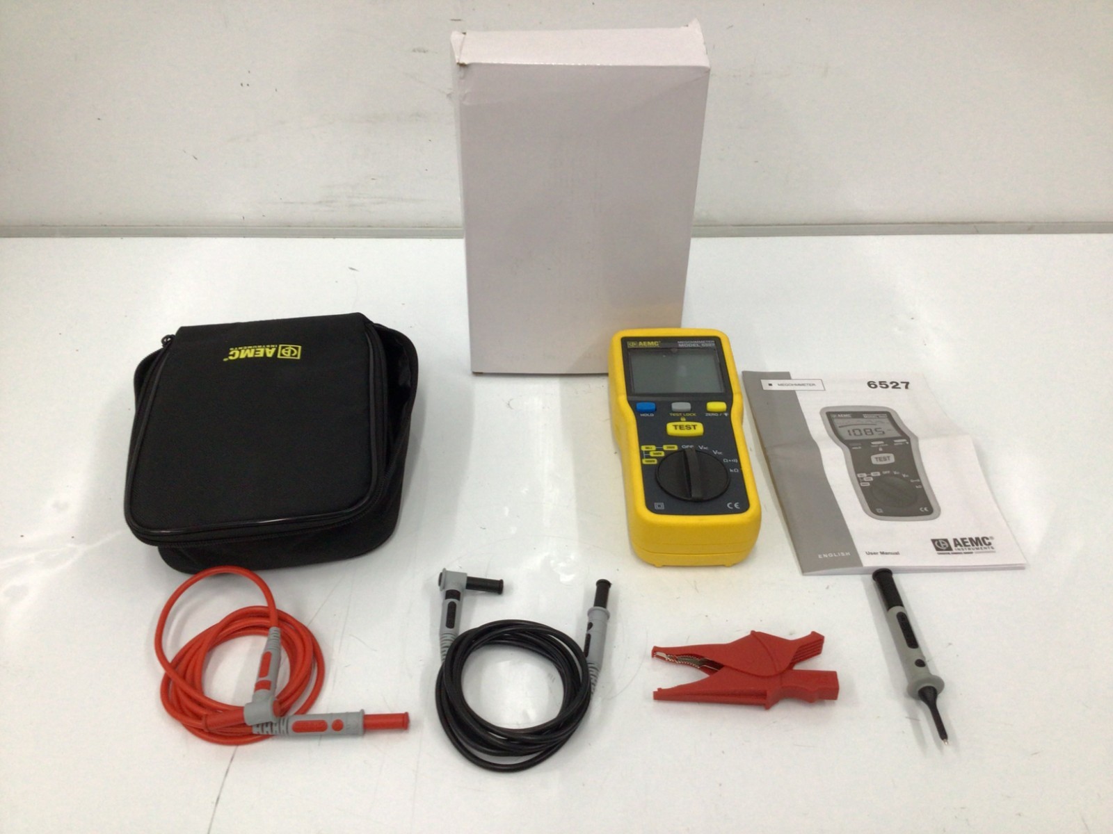 Aemc Instruments Battery Operated Megohmmeter 6527 Aemc Instruments 6527