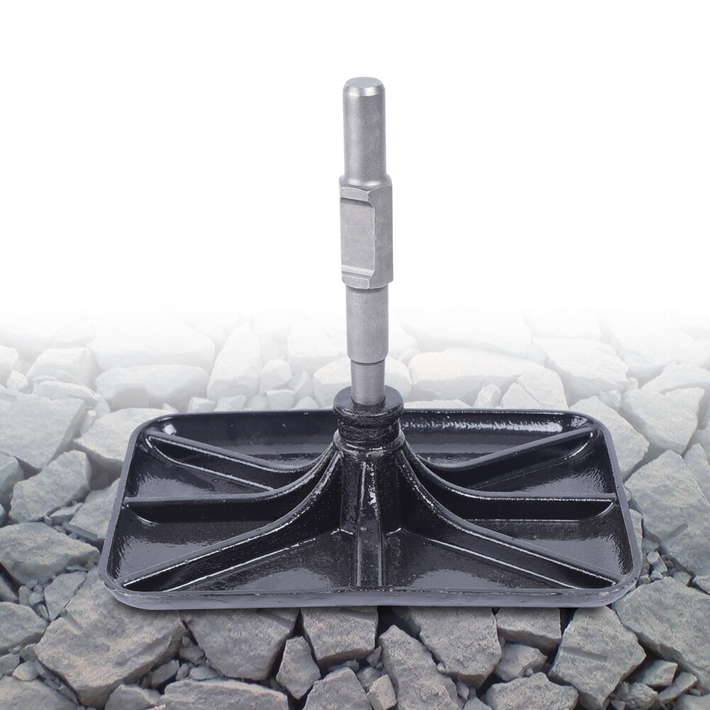 New Compactor Rammer Plate Jack Hammer Tamper Plate Manganese Steel Builder Tool