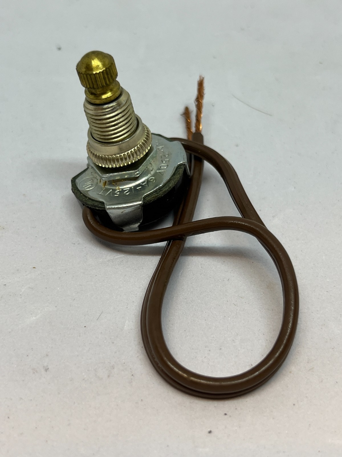 NOS Leviton On/Off Lamp Switch Twist Rotary for Lamp Repair Vintage