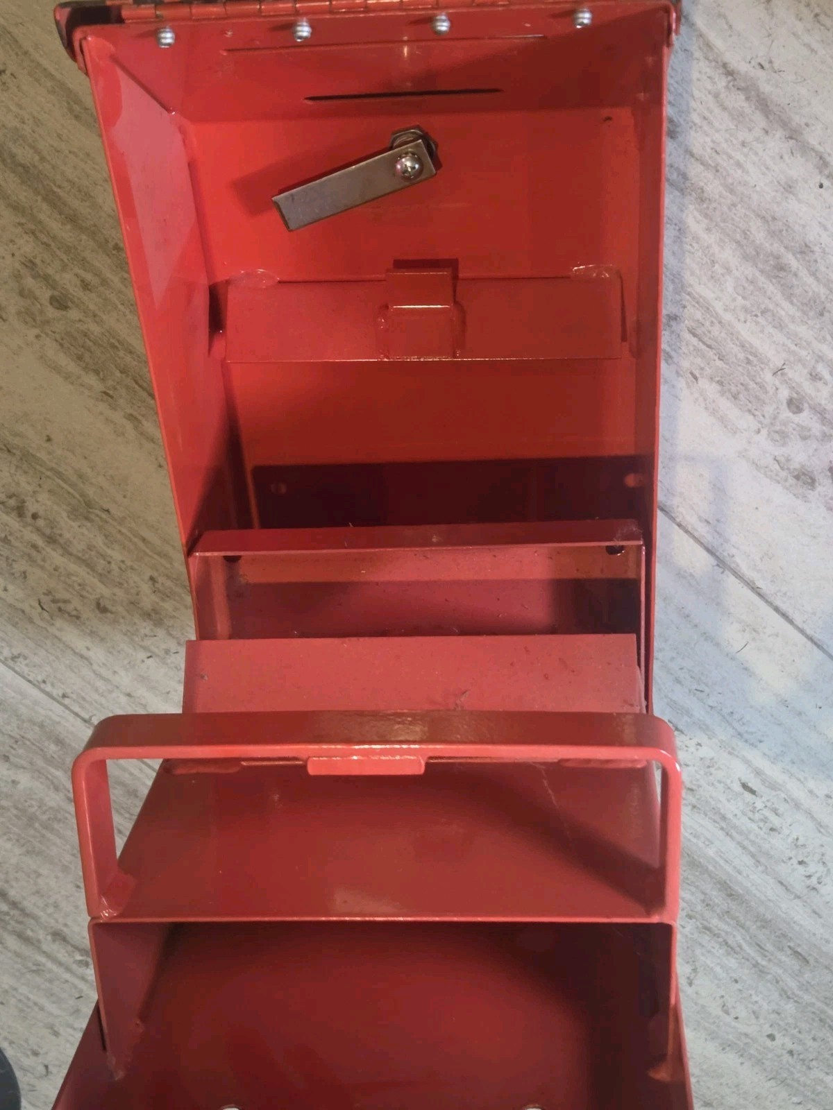 Vintage Uhaul Key Drop Box Heavy Duty Lock Box With Keys