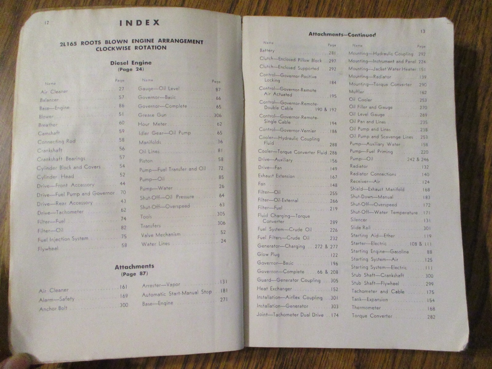 Caterpillar D375 Engine Parts Book Catalog Manual s/n 4381 to 4381226 Inclusive