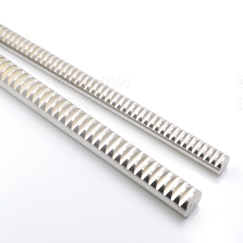 Round Gear Racks 0.5 – 2 Module 300 mm For CNC Router Linear Motion A2 Stainless
